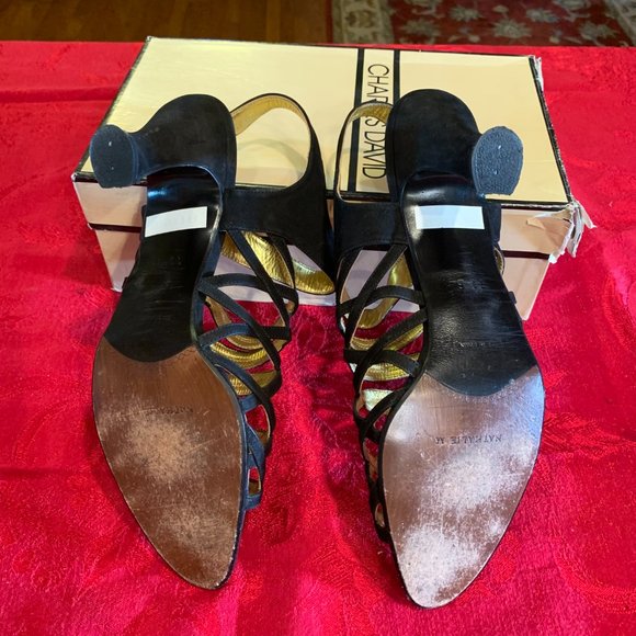 CHARLES DAVID Strappy Heeled Sexy Sandal - Picture 4 of 5